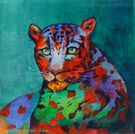 Grafik: Regenbogenleopard